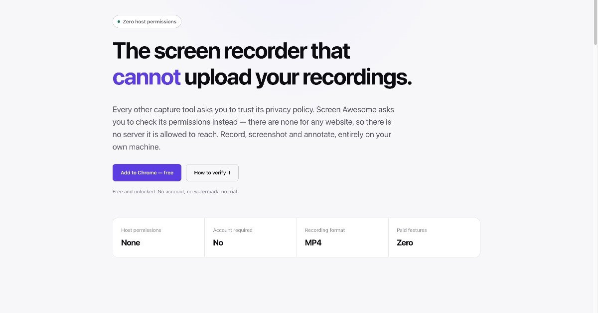 Screen Awesome