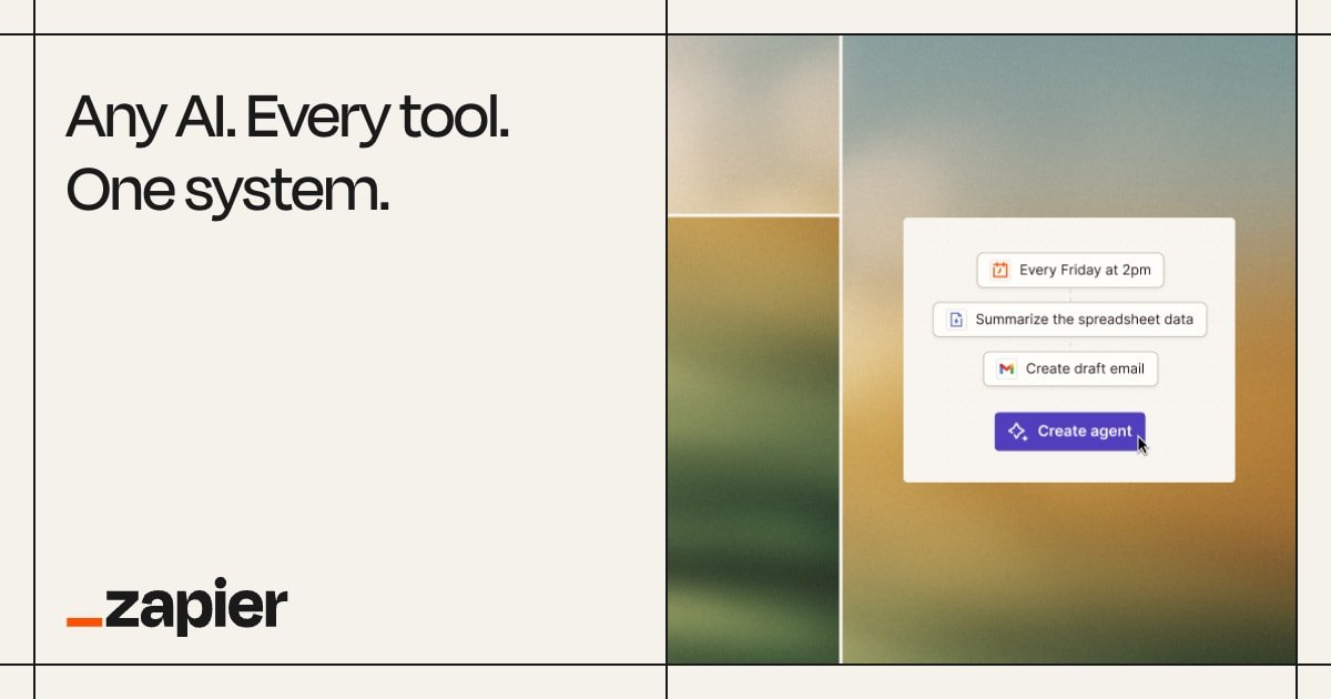 Capture d'écran de Zapier AI
