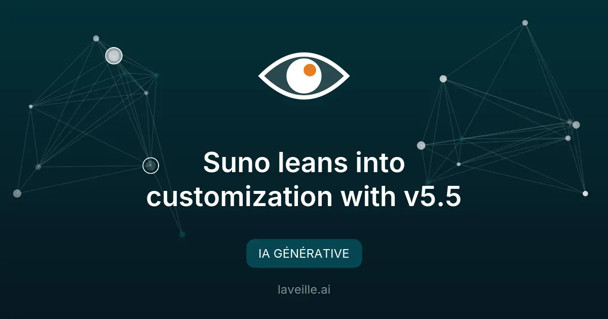 Suno v5.5 : Personnalisation avancée avec IA musicale