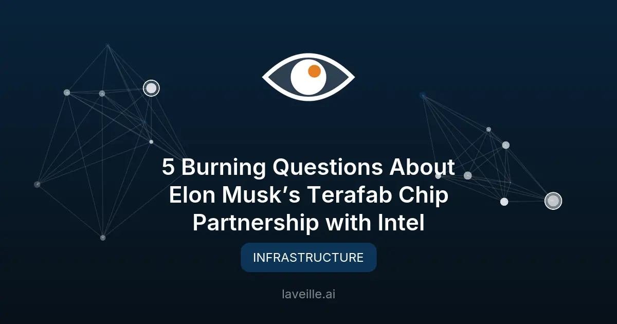 Intel et Elon Musk lancent Terafab : une révolution des puces