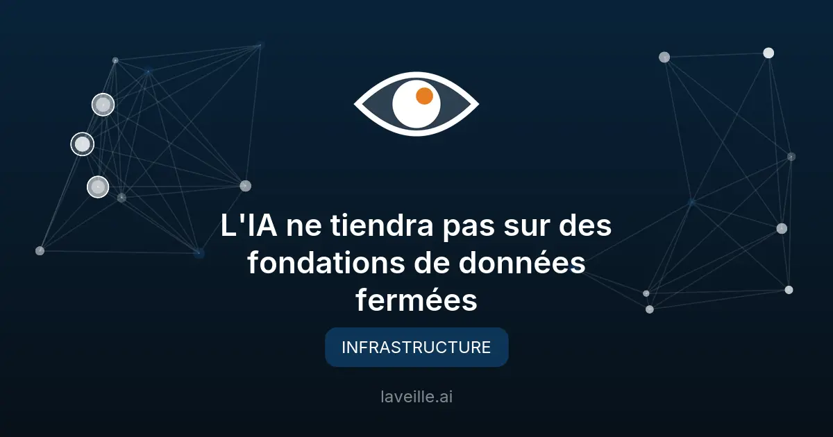 Pourquoi l'IA nécessite des infrastructures de données ouvertes