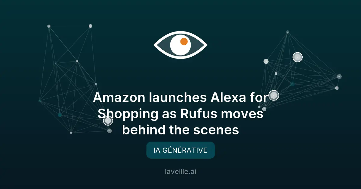 Amazon lance Alexa for Shopping avec Rufus