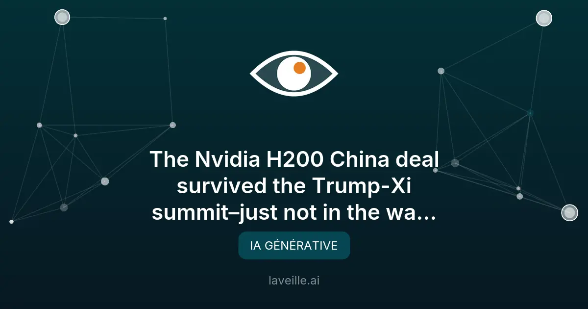 Nvidia H200 bloqué en Chine : Huawei profite du vide