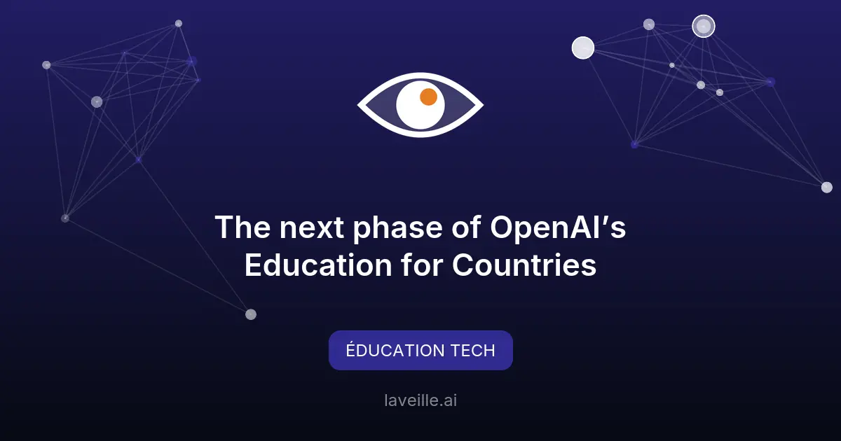 OpenAI étend son programme éducation avec l'IA