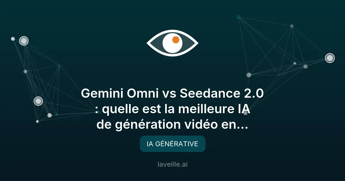Gemini Omni vs Seedance 2.0 : comparatif IA vidéo 2026