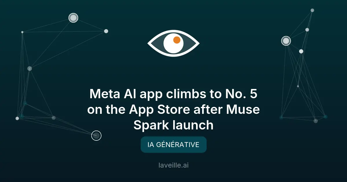 Meta AI grimpe au top grâce à Muse Spark