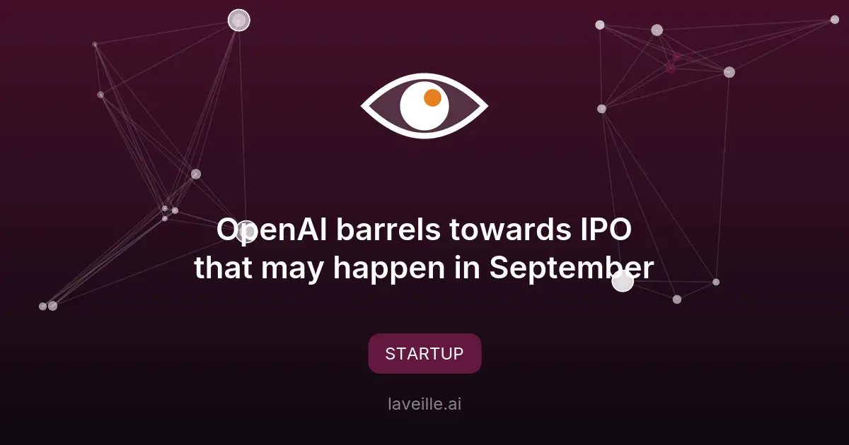 OpenAI prévoit son IPO pour septembre 2026