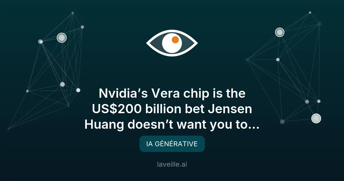 Nvidia Vera : le processeur qui vise 200 milliards de dollars
