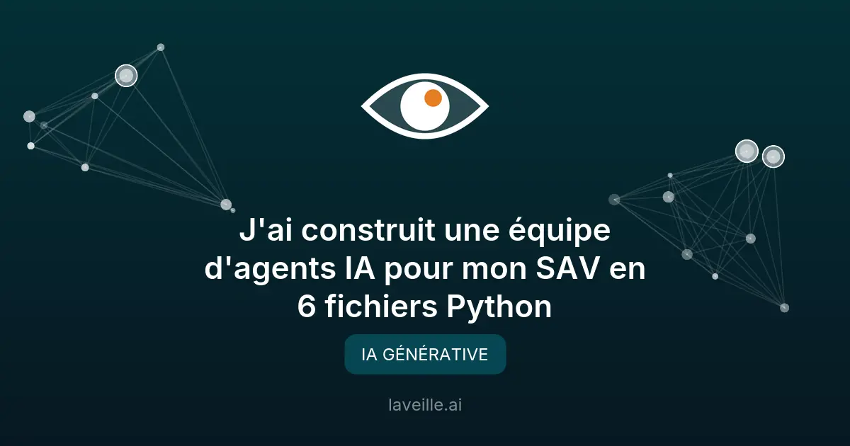 SAV : un tutoriel Python pour bâtir une équipe d'agents IA avec CrewAI