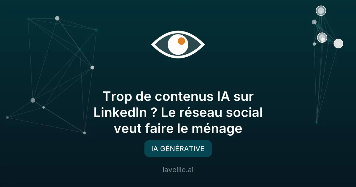 LinkedIn limite les posts générés par IA : ce qui change