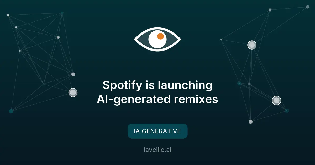 Spotify lance des remixes générés par IA
