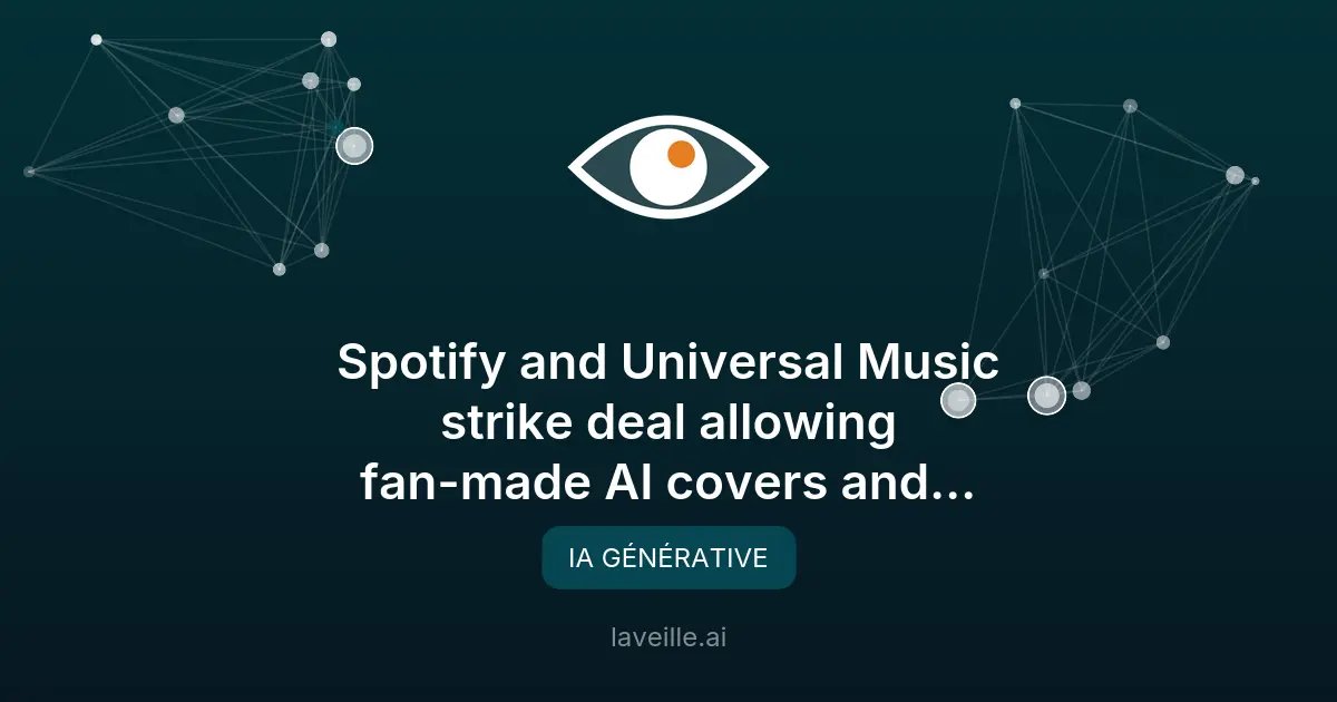Spotify lance des reprises IA avec Universal Music