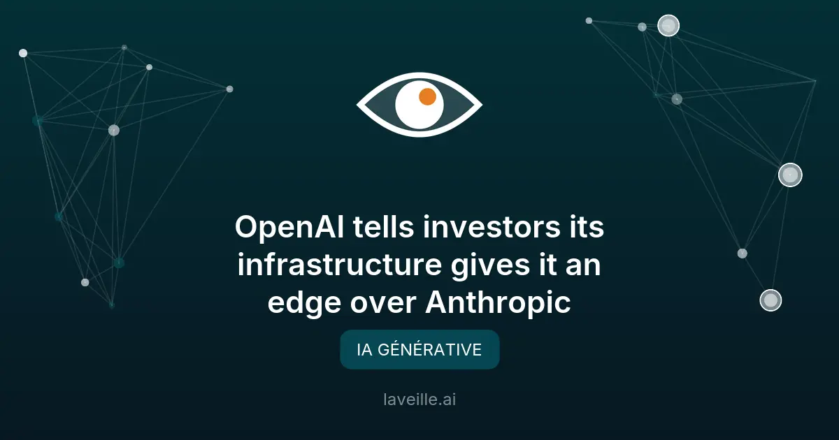 OpenAI vs Anthropic : la bataille de l'infrastructure IA