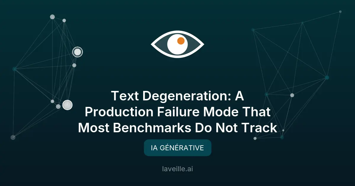 Dégénérescence textuelle : un défi pour les modèles de langage