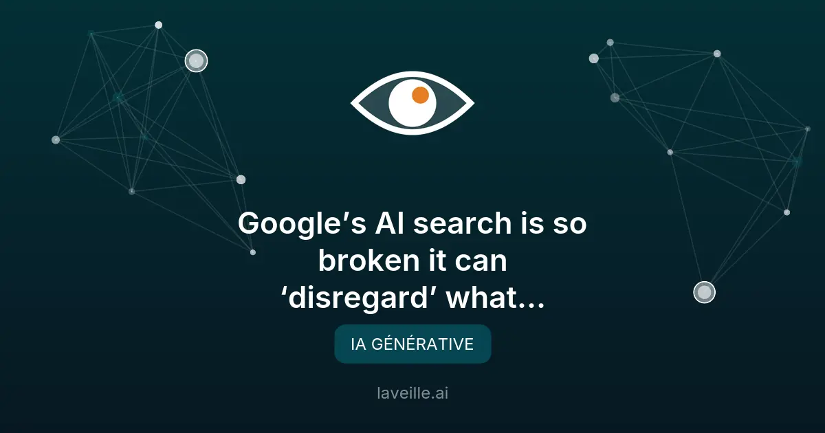 Dysfonctionnement de l'IA de Google : réponses inappropriées