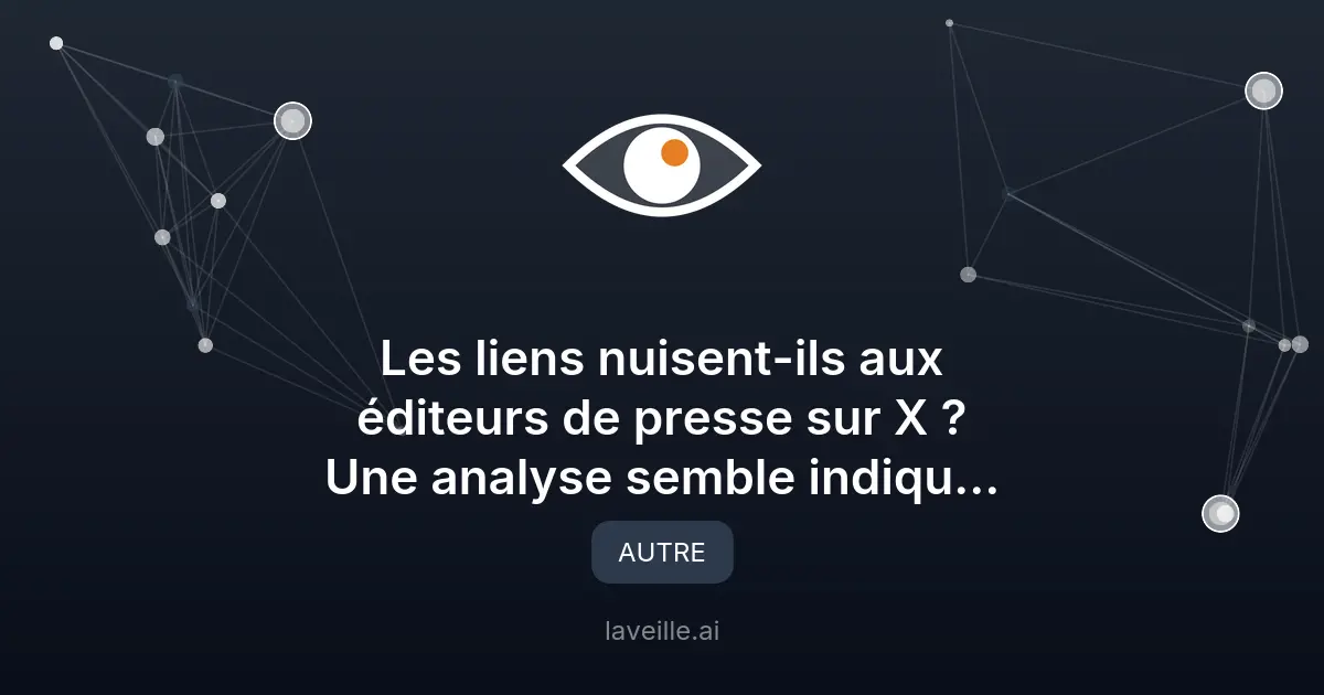 Comment l'algorithme de X impacte les médias traditionnels