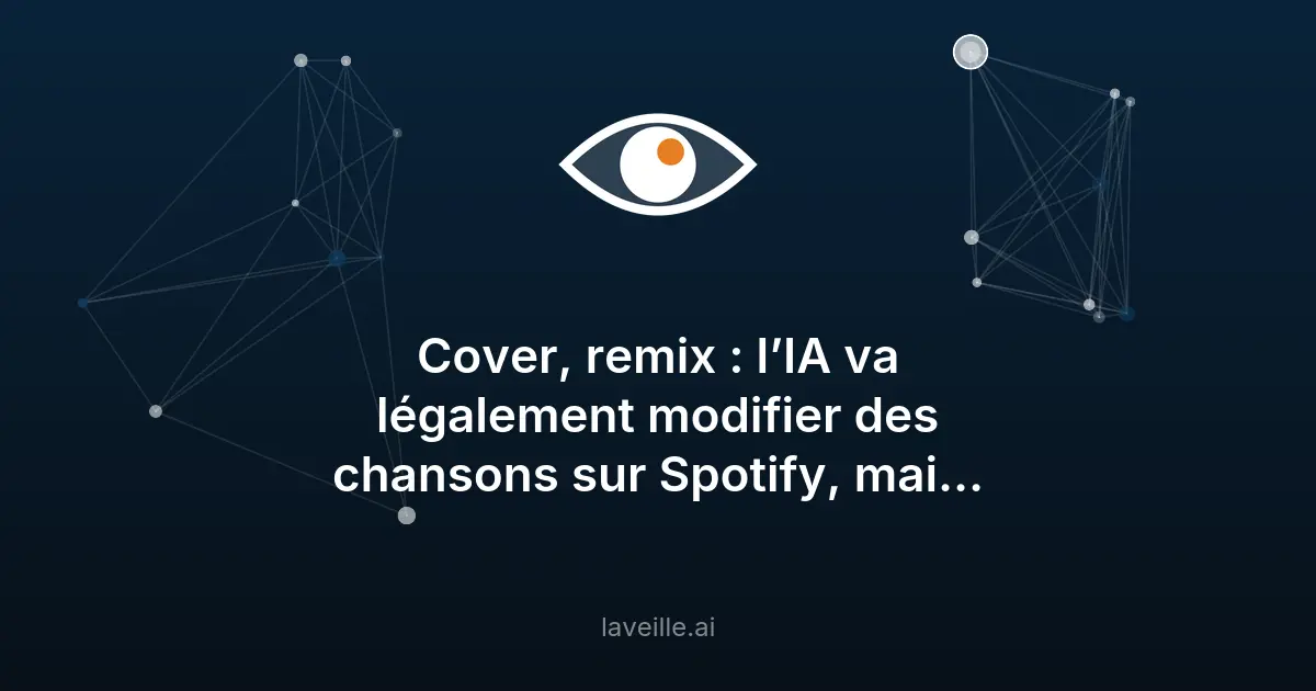 Spotify lance des covers et remix IA légaux avec Universal