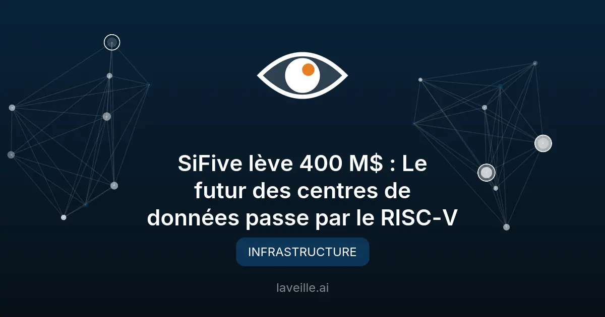 SiFive lève 400M$ pour le RISC-V dans les data centers