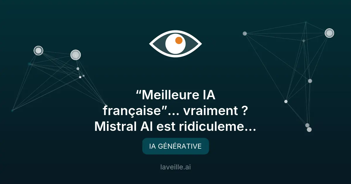 Mistral AI loin derrière les géants américains