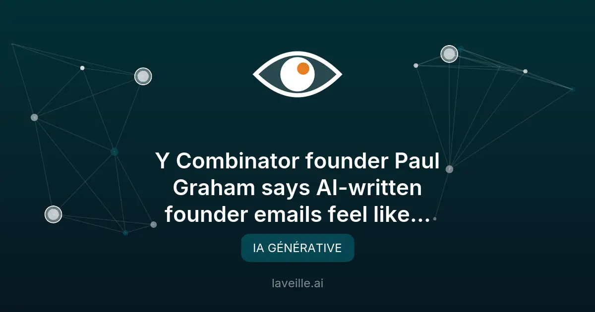 Paul Graham critique les emails rédigés par l'IA