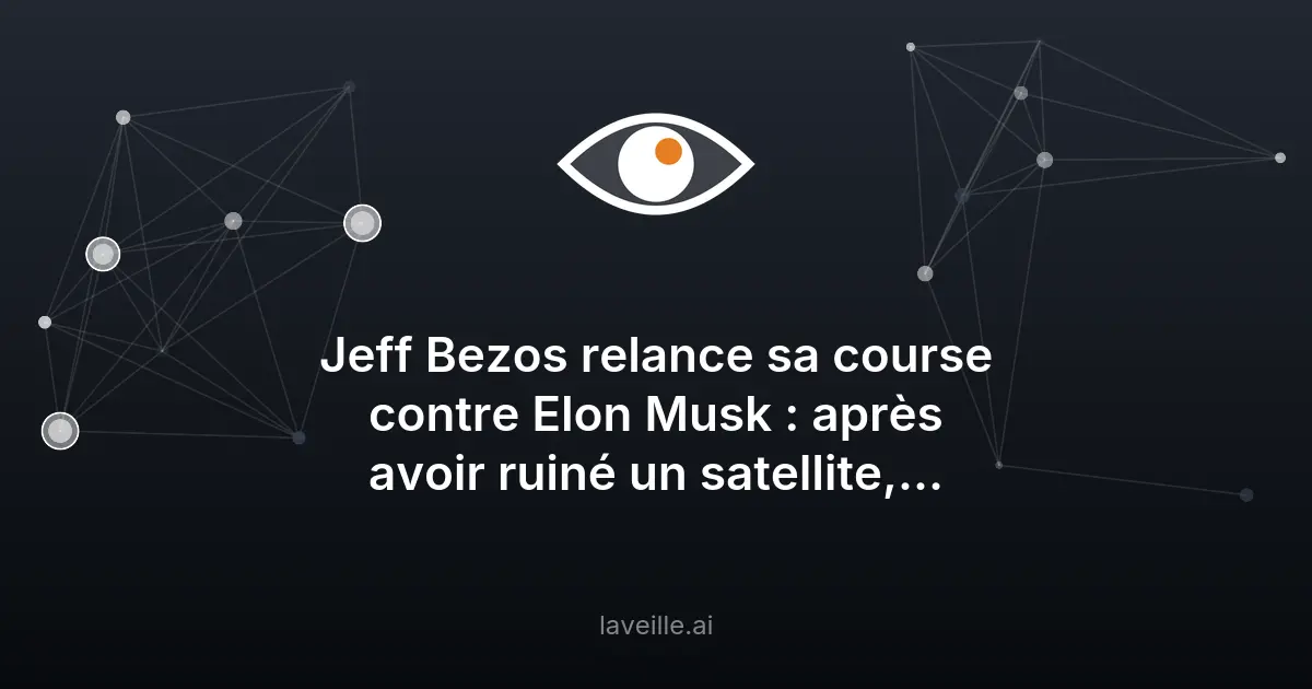 Blue Origin relance New Glenn après l'échec d'avril