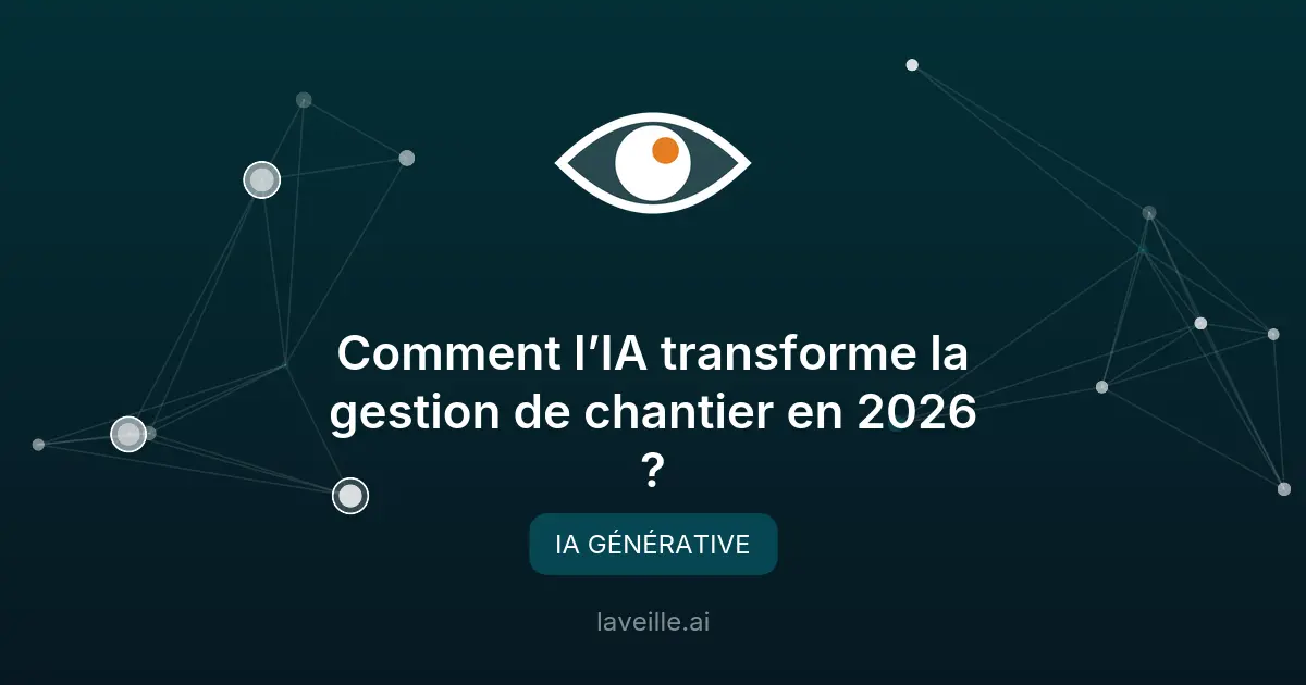 Comment l'IA révolutionne la gestion de chantier en 2026