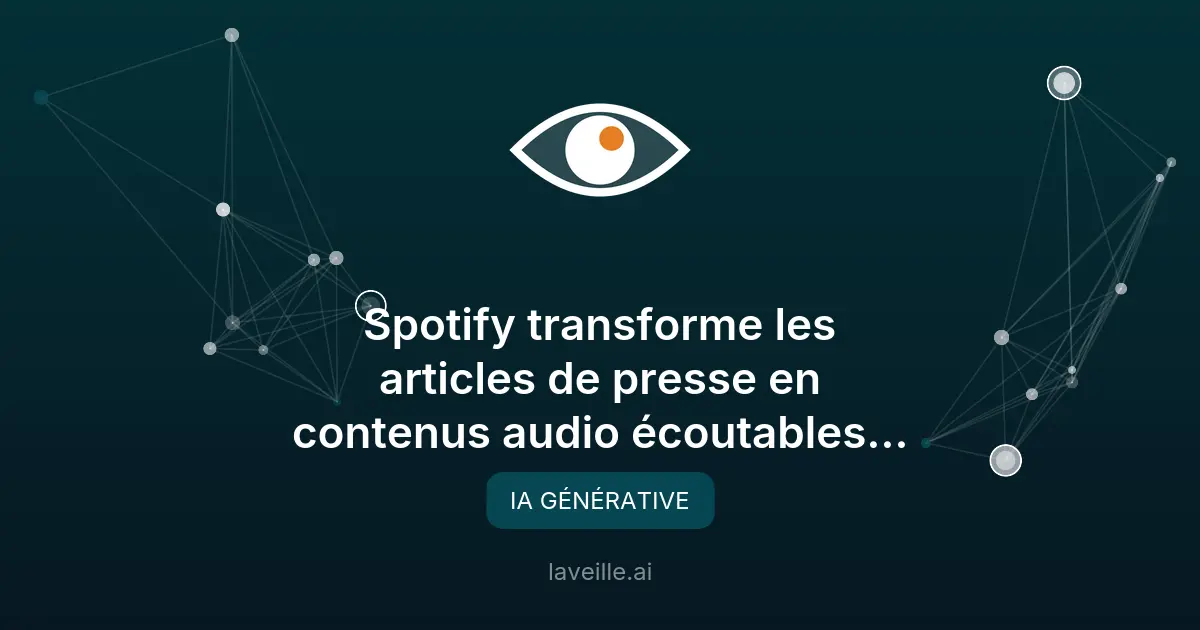 Spotify ajoute des articles narrés en audio