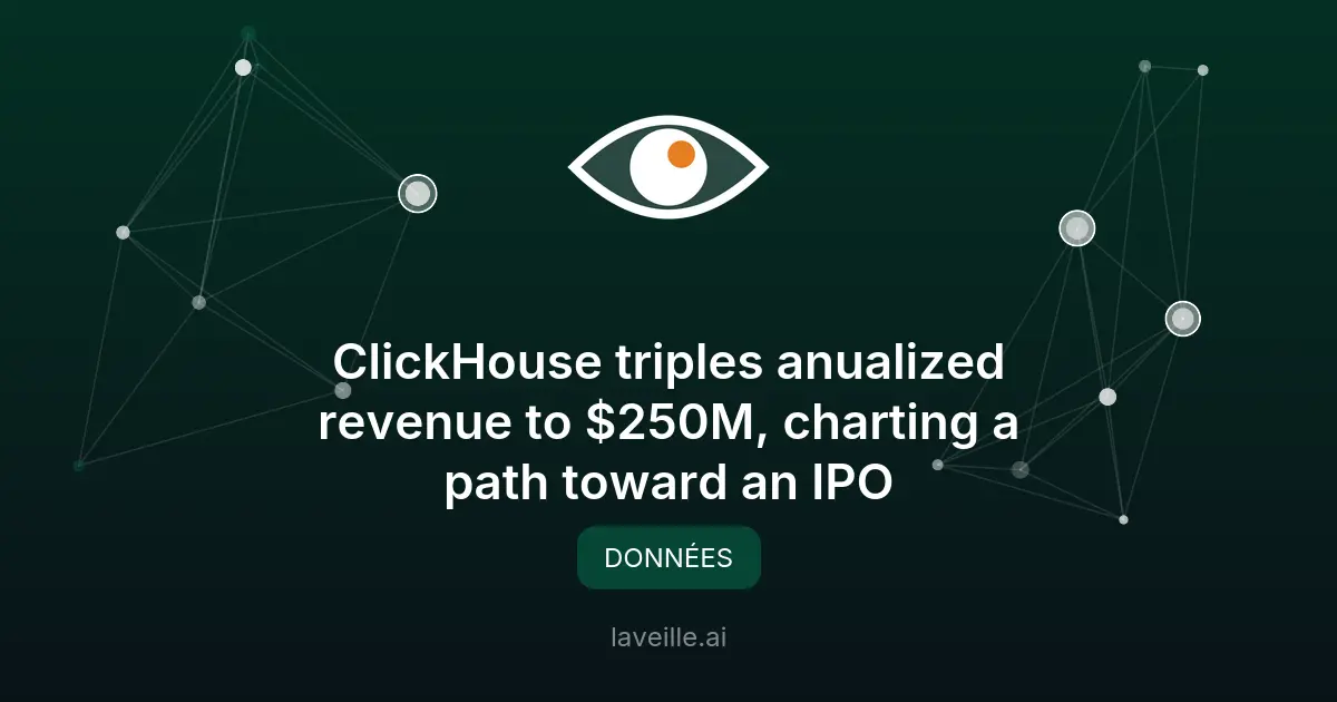 ClickHouse triple son revenu et vise une IPO