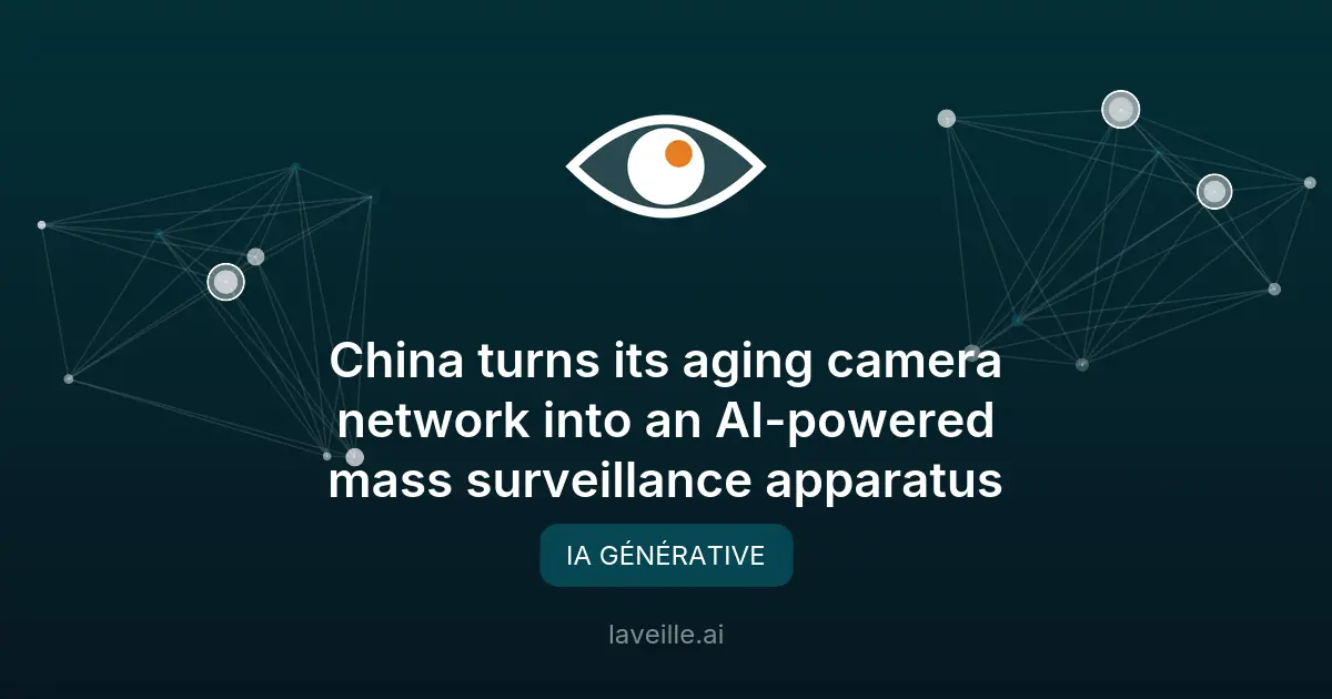 Chine : l'IA transforme la surveillance de masse
