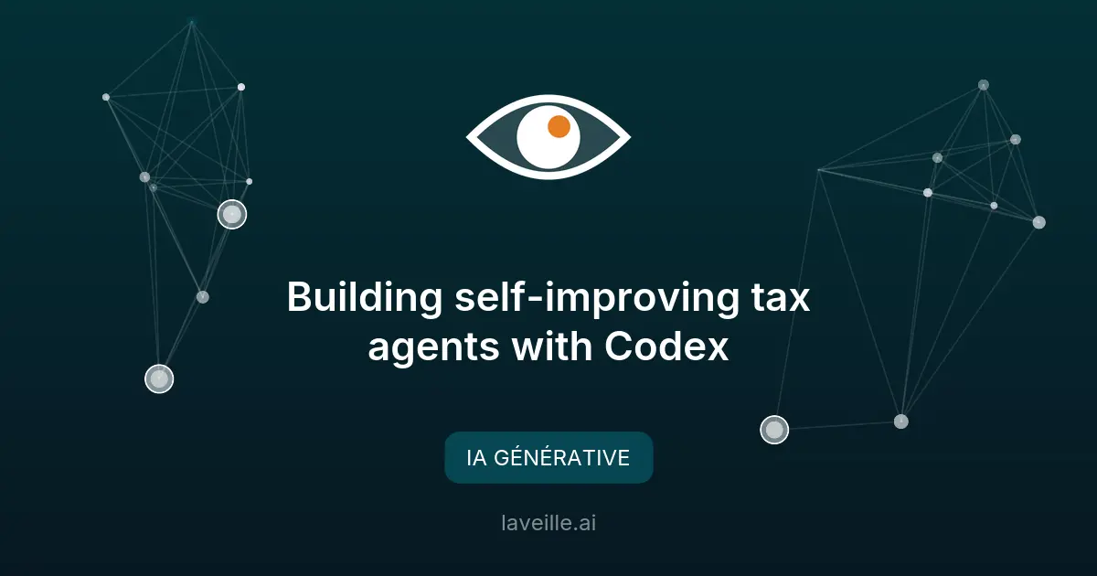 Agent fiscal auto-améliorant avec Codex par OpenAI