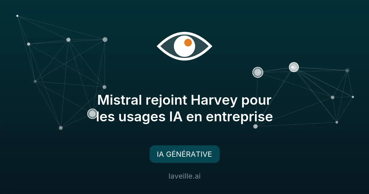 Harvey et Mistral AI partenaires pour l'IA juridique