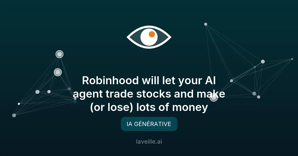 Robinhood lance les agents IA pour le trading