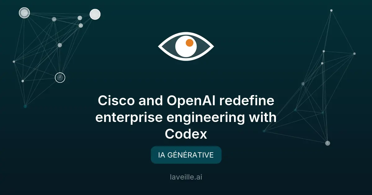 Cisco et OpenAI révolutionnent l'ingénierie avec Codex