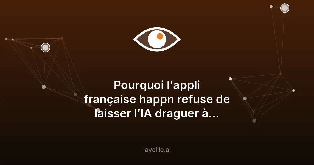 Happn refuse l'IA pour draguer : pourquoi ?