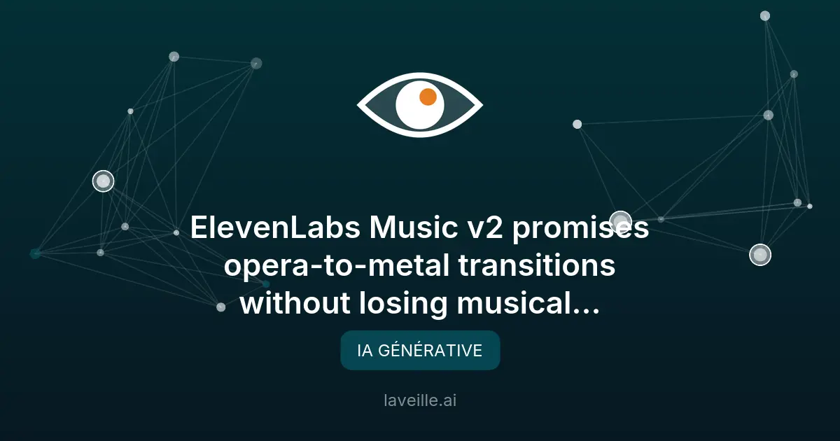ElevenLabs Music v2 : l'IA qui fusionne opéra et métal