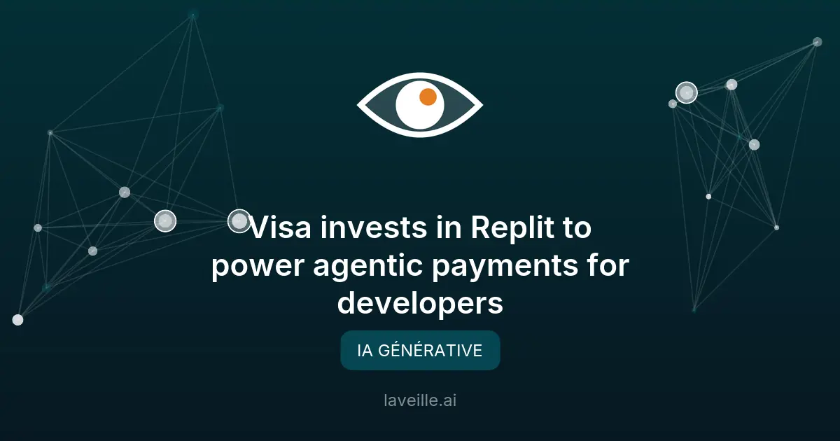 Visa investit dans Replit pour les paiements IA