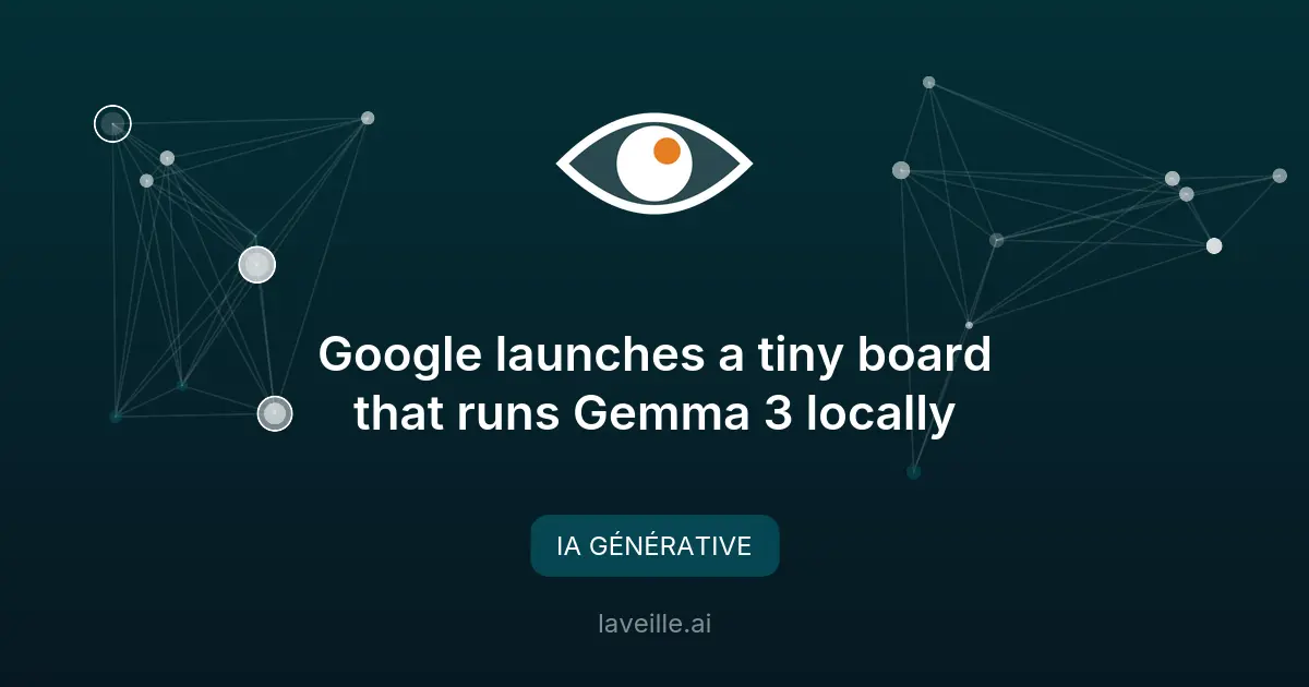 Google lance le Coral Board pour l'IA embarquée