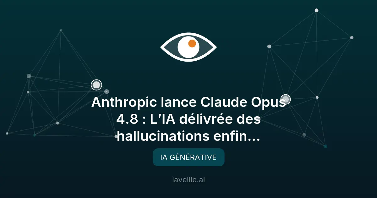 Claude Opus 4.8 : L'IA d'Anthropic améliorée