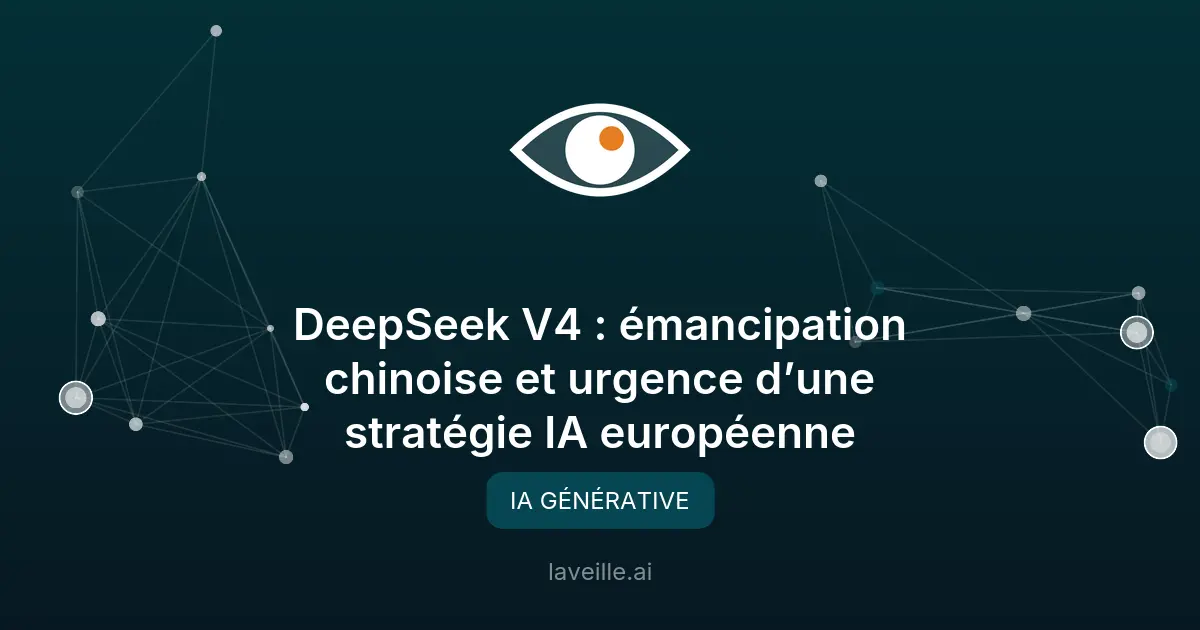 DeepSeek V4 : l'IA chinoise défie les sanctions américaines