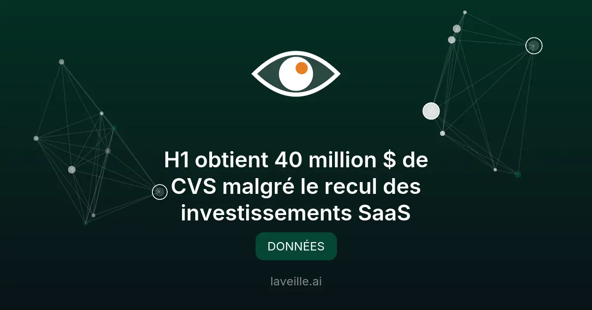 H1 lève 40 millions de dollars auprès de CVS Health Ventures