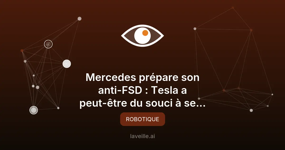 Mercedes lance MB.Drive Assist Pro pour rivaliser avec Tesla