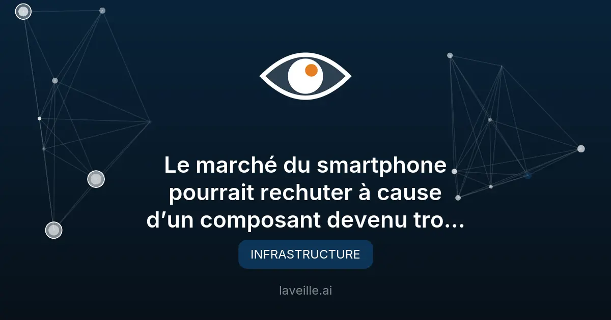 Crise des smartphones due à la pénurie de mémoire