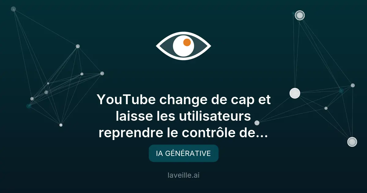 YouTube lance un fil personnalisé via prompts