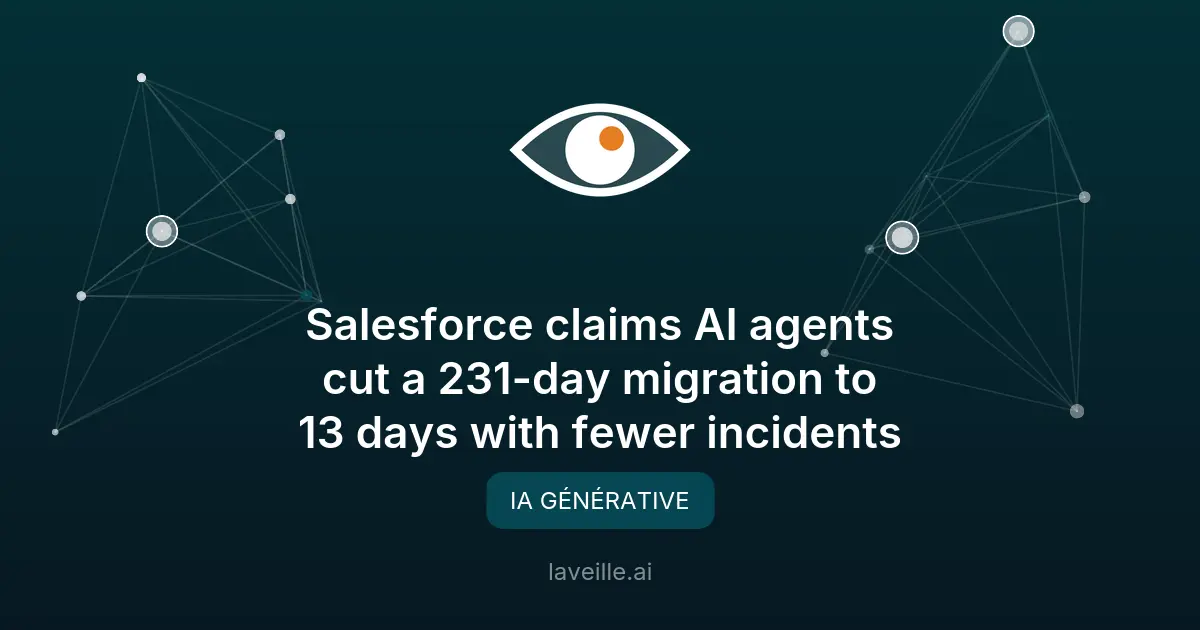 Agents IA : Salesforce booste sa productivité de 50%