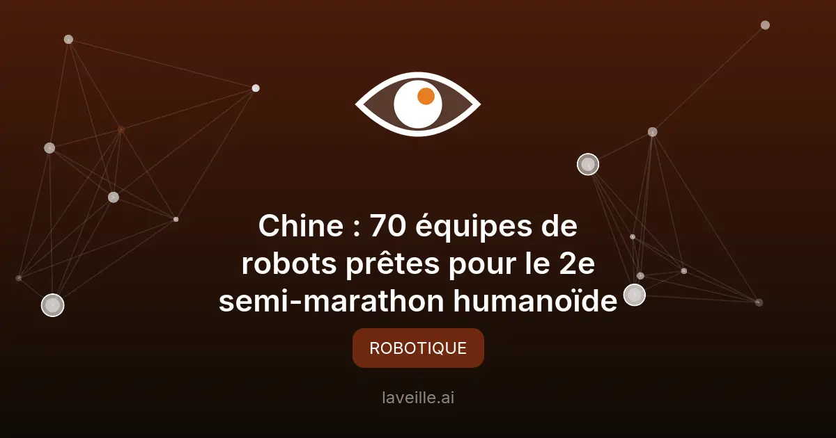 Semi-marathon humanoïde : 70 équipes en compétition à Pékin