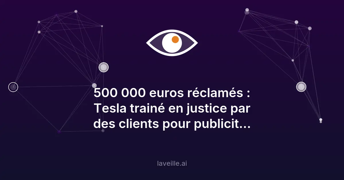 Tesla poursuivi en Chine pour publicité mensongère sur le FSD