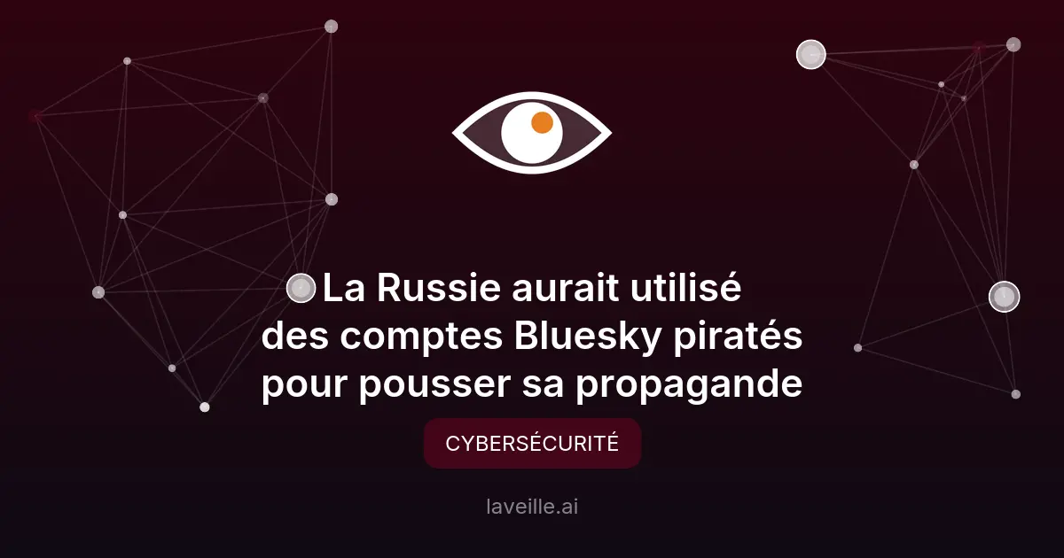 Propagande russe via comptes Bluesky piratés
