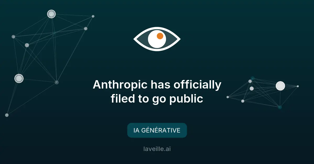 Anthropic vise une IPO record à 965 milliards