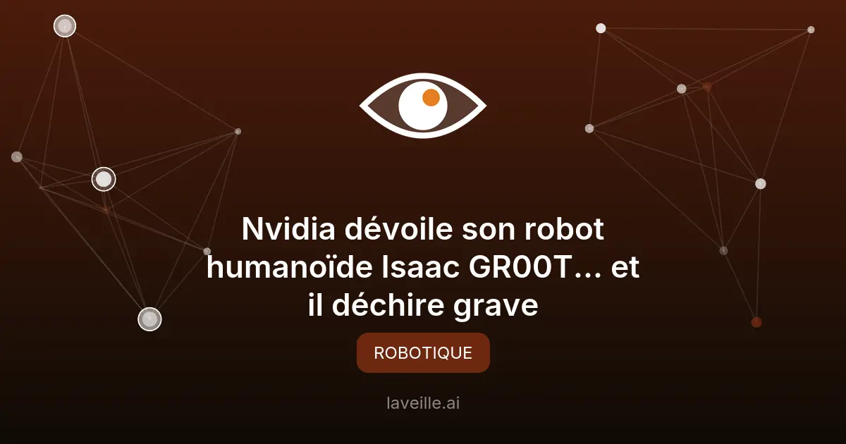 Nvidia dévoile le robot humanoïde Isaac GR00T