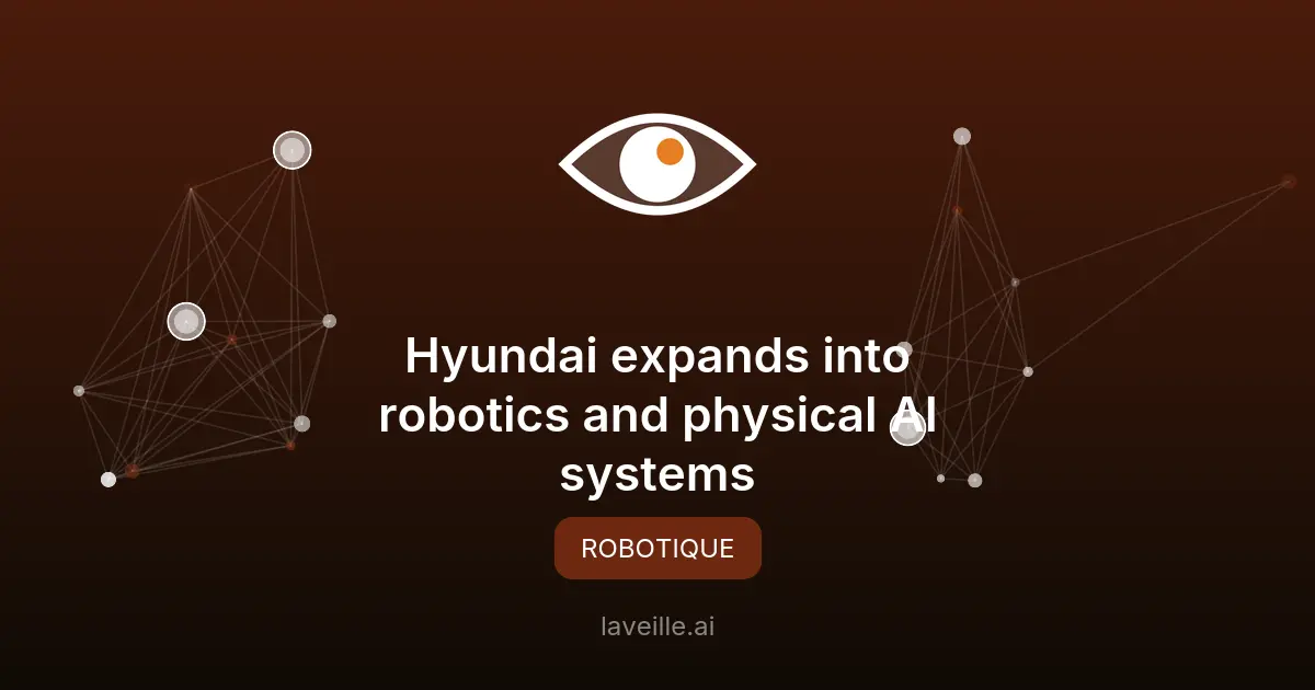 Hyundai investit 26 milliards dans la robotique et l'IA physique